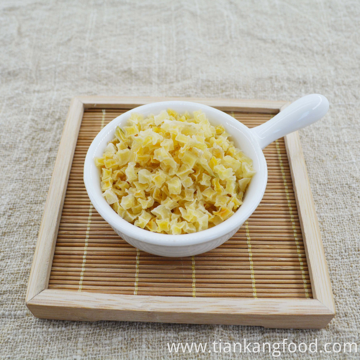 dehydrated white potato cubes